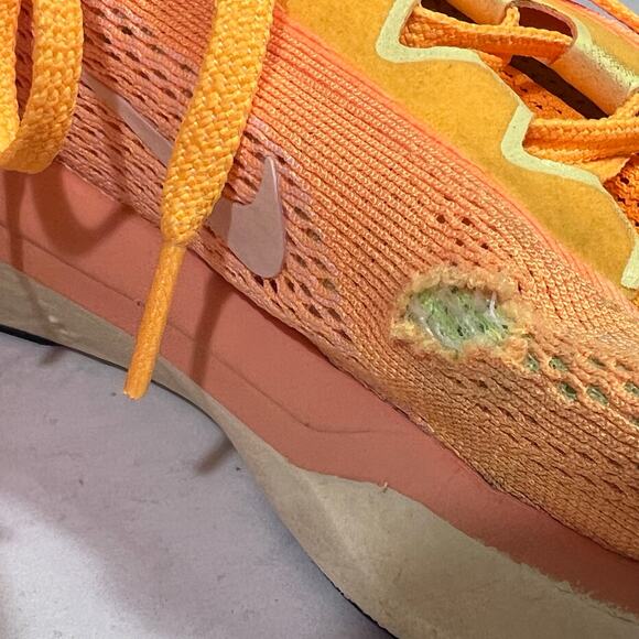 Nike Air Zoom Pegasus 41 Running Shoes Girls 6.5 Sneakers FN5041-801 Orange - Picture 9 of 10